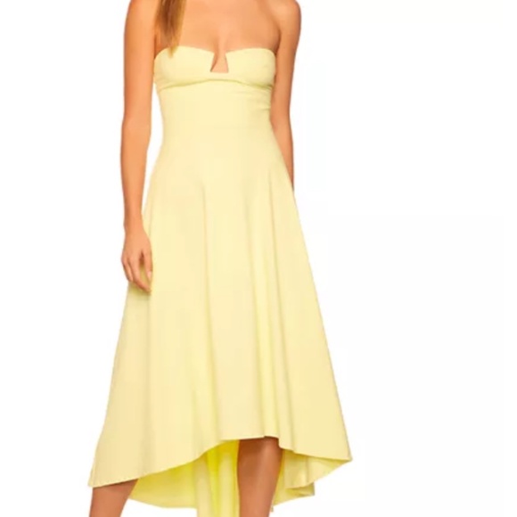 Susana Monaco Strapless High Low Dress - Picture 1 of 8